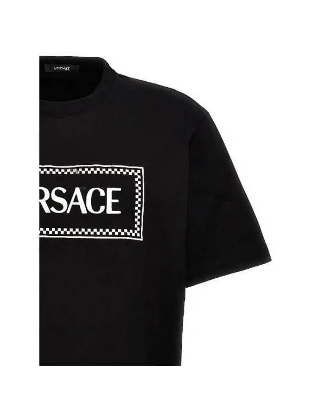 Long Sleeve T-Shirt 10116941A085841B000 Black - VERSACE - BALAAN 4