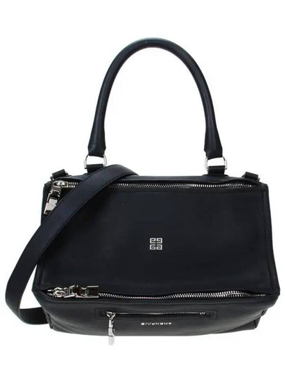 Pandora Leather Tote Shoulder Bag Black - GIVENCHY - BALAAN 2