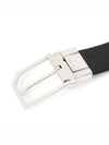 Charlton Classic Buckle Leather Belt Black - BALLY - BALAAN 6