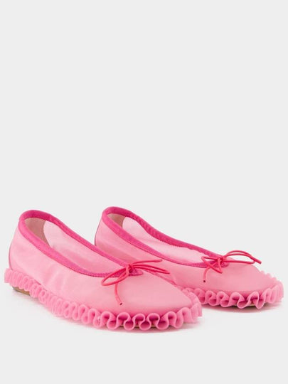 Tutu Frill Ballerinas - Simone Rocha - Mesh - Pink - SIMONE ROCHA - BALAAN 2