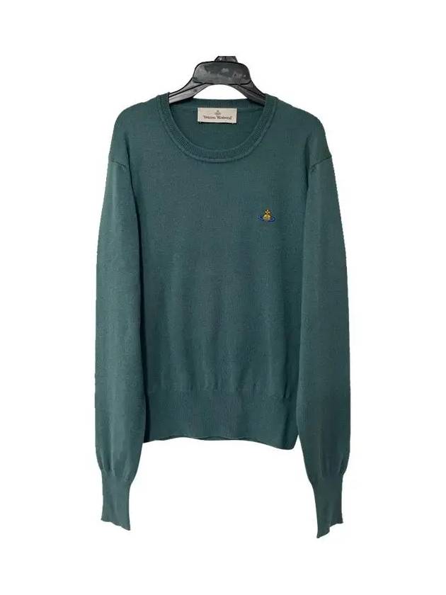 Women's Bea Logo Bea Knit Top Green - VIVIENNE WESTWOOD - BALAAN 3