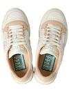 MAC80 Leather Low-Top Sneakers Pink White - GUCCI - BALAAN 3