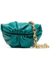 Chain Leather Belt Bag Green - BOTTEGA VENETA - BALAAN 1