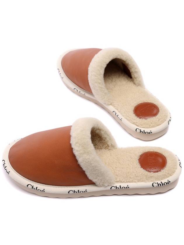 Woody House Slippers Luminous Ocher Brown - CHLOE - BALAAN 7