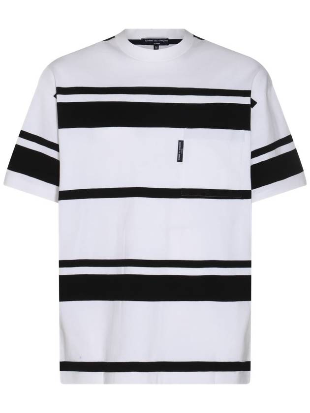 Comme Des Garcons Homme T-Shirts And Polos White - COMME DES GARCONS - BALAAN 5