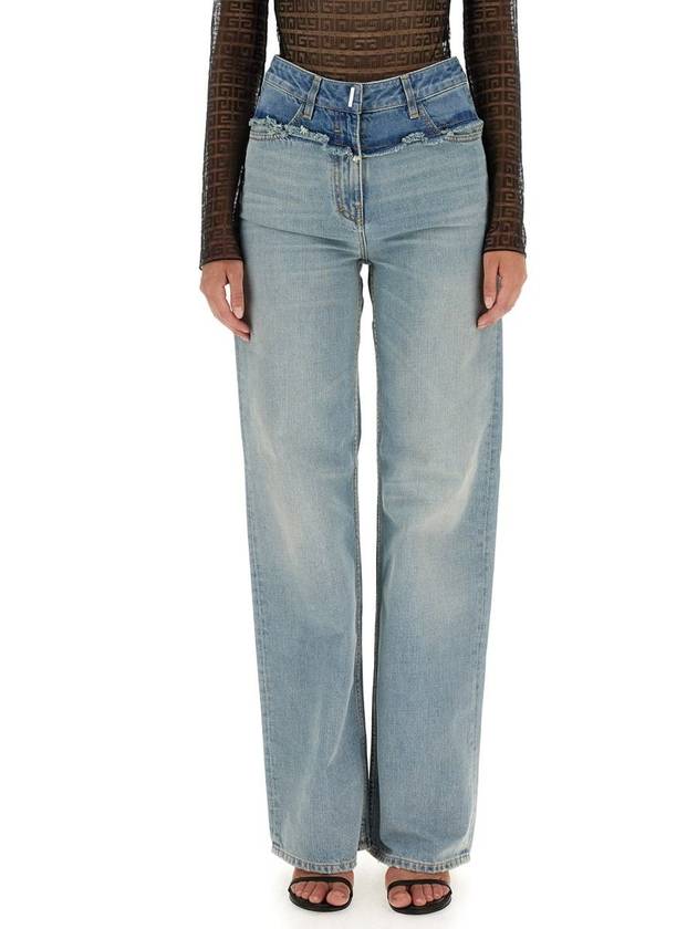 23 fw wide leg jeans BW50WG50WD 451 B0230434849 - GIVENCHY - BALAAN 2