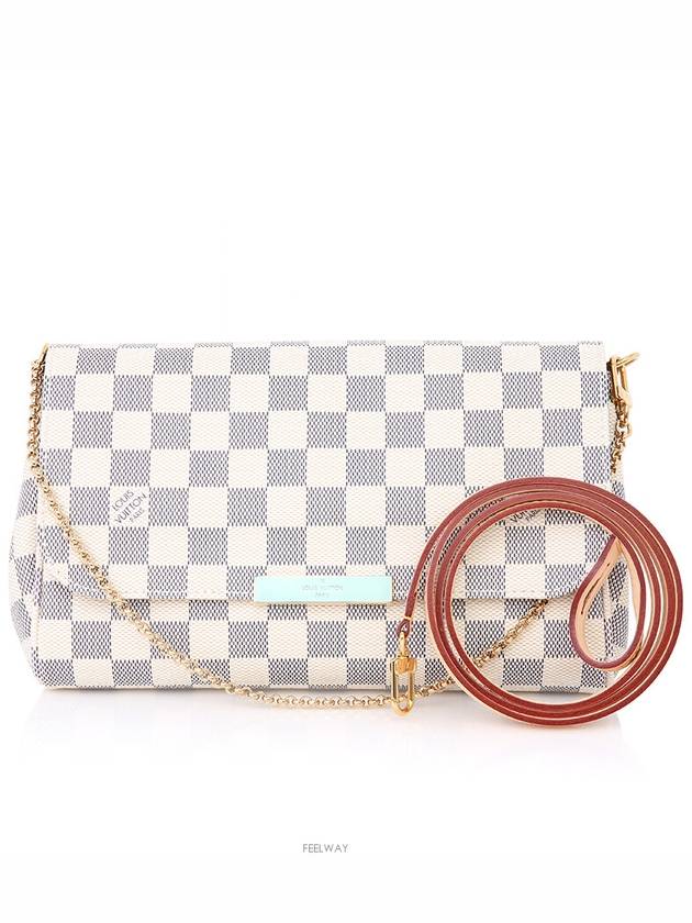 NEW Damier Favorite MM Chain Cross Bag N41275 Product - LOUIS VUITTON - BALAAN 1