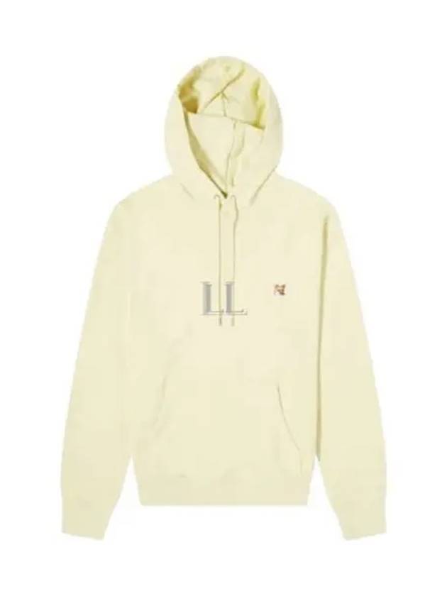 Fox Head Patch Regular Hoodie Chalk Yellow - MAISON KITSUNE - BALAAN 2