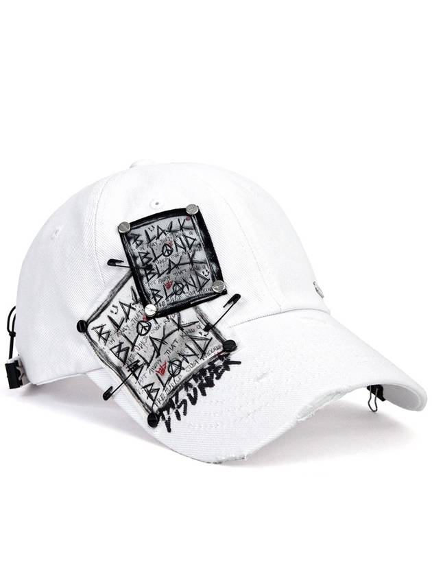 Disorder Patch Cap White - BLACKBLOND - BALAAN 1