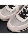 Men s Cruise Sneakers Calfskin Suede White Black - CHANEL - BALAAN 5
