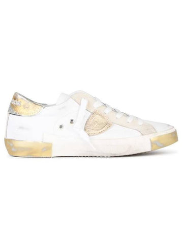 Philippe Model 'Prsx' White Leather Blend Sneakers - PHILIPPE MODEL - BALAAN 1