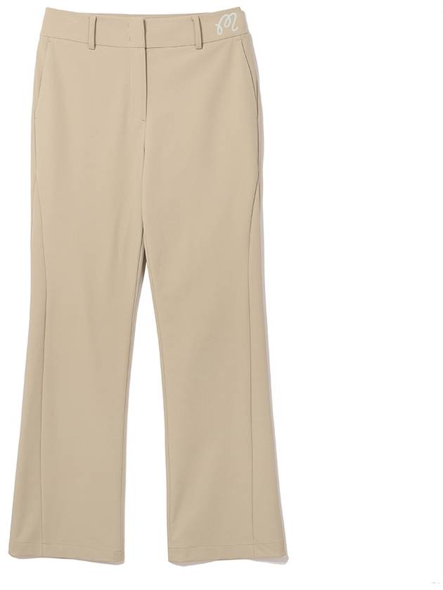 Utility bootcut pants BEIGE WOMAN - MALBON GOLF - BALAAN 1