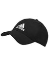 logo embroidered cotton ball cap black - ADIDAS - BALAAN 3