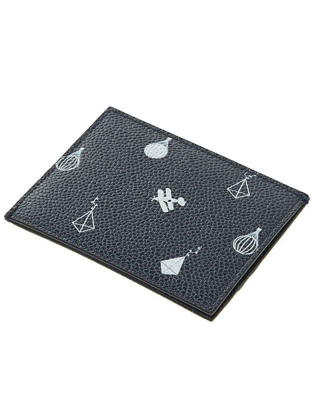 Compartment Icon Card Wallet Grey - THOM BROWNE - BALAAN 5