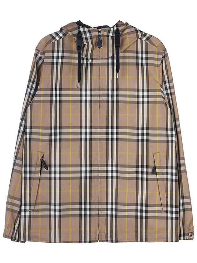 Vintage Check Reversible Hooded Jacket Beige - BURBERRY - BALAAN 3