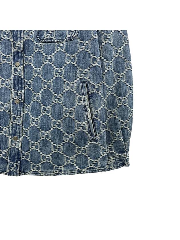 GG jacquard denim jacket 713911 - GUCCI - BALAAN 5