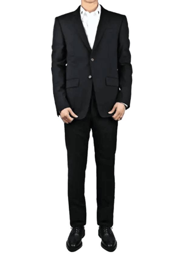 Classic Slim Fit Wool Suit Black - GIVENCHY - BALAAN 1