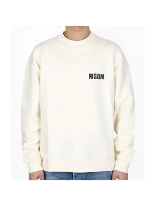 logo print sweatshirt 3640MM129 247001 02 - MSGM - BALAAN 1