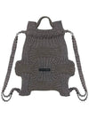 Bow Backpack Glitter Stone Brown - PLEATSMAMA - BALAAN 1