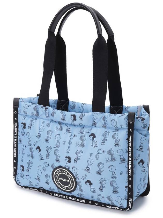 Puffy Nylon Peanuts Print Signet Medium Tote_Air Blue (4P3HTT027H03-435) - MARC JACOBS - BALAAN 2