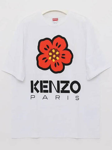 Balk flower printing short sleeve men s t shirt 5TS445 4SO 01 - KENZO - BALAAN 1