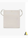 Tangle Logo Leather Cross Bag Milk - JIL SANDER - BALAAN 2