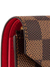 Victorine Damier Eben Half Wallet Brown Red - LOUIS VUITTON - BALAAN 4