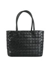 Intrecciato Tote Bag Black - BOTTEGA VENETA - BALAAN 1