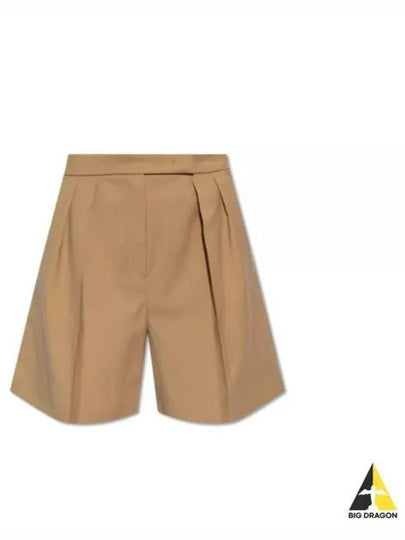 Jessica Virgin Wool Shorts Brown - MAX MARA - BALAAN 2