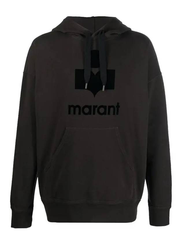 Miley Logo Hoodie Faded Black - ISABEL MARANT - BALAAN 2