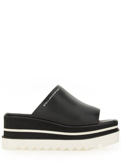 Sneak Ellis Platform Slippers Black - STELLA MCCARTNEY - BALAAN 2