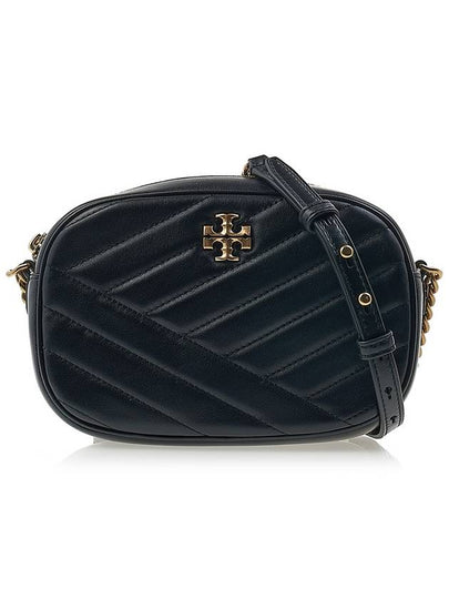 Chevron Kira Small Camera Cross Bag Black - TORY BURCH - BALAAN 2