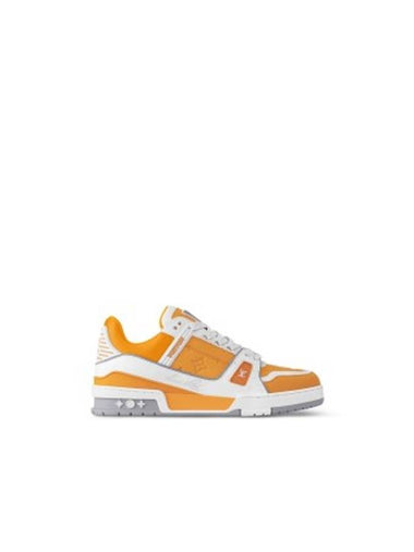 LV Trainer Low Top Sneakers Safran Yellow - LOUIS VUITTON - BALAAN 1