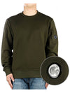 Diagonal Raised Fleece Sweatshirt Ivy Green - CP COMPANY - BALAAN 2