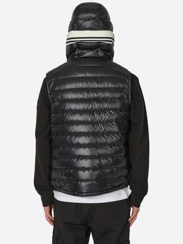 Clai Logo Patch Down Vest Navy - MONCLER - BALAAN 4