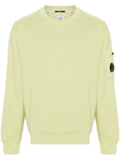 Cotton Diagonal Fleece Lens Sweatshirt Green - CP COMPANY - BALAAN 2