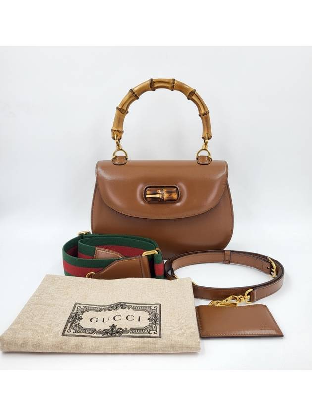 Women s 1947 Bamboo Top Handle Bag Medium 4020 - GUCCI - BALAAN 3