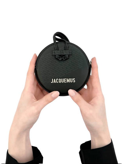 Le Pitchou Circle Neck Coin Purse Black - JACQUEMUS - BALAAN 2