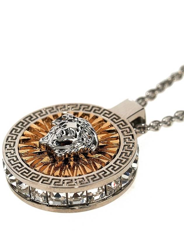 Crystal Icon Necklace Gold - VERSACE - BALAAN 3