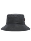 Wax Logo Bucket Hat Navy - BARBOUR - BALAAN 2