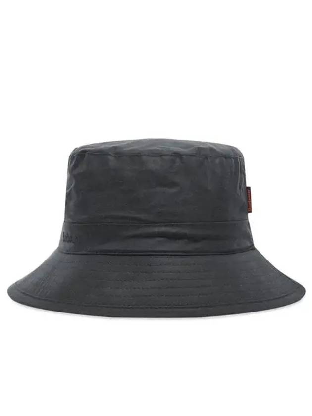 Wax Logo Bucket Hat Navy - BARBOUR - BALAAN 2