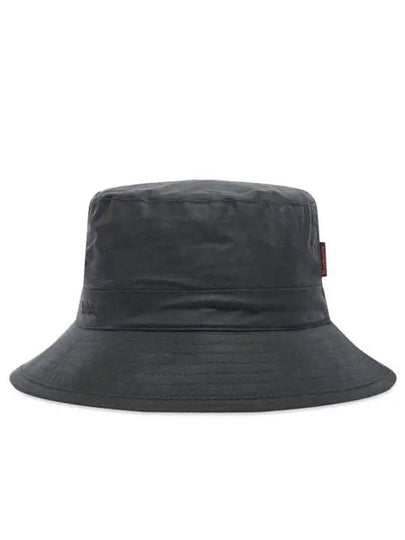 Wax Logo Bucket Hat Navy - BARBOUR - BALAAN 2