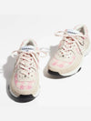 CC Logo Cotton Tweed Suede Calfskin Low Top Sneakers Pink Ecru - CHANEL - BALAAN 3