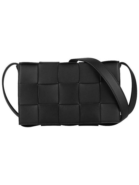 Intrecciato Cassette Cross Bag Black - BOTTEGA VENETA - BALAAN 2