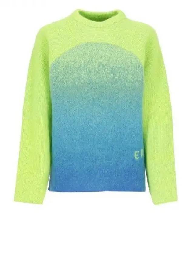 Gradient Rainbow Sweater Knit Green 07N001 1013354 - ERL - BALAAN 1