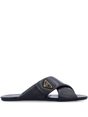 criss-cross logo slides - PRADA - BALAAN 1