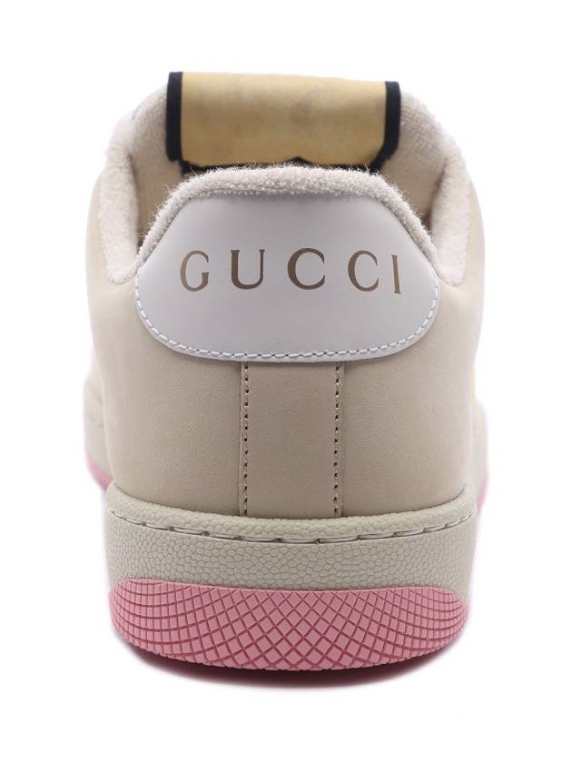 Screener GG Low-Top Sneakers Pink Beige - GUCCI - BALAAN 5