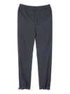 Plain Weave 4-Bar Elastic Waist Track Pants Dark Grey - THOM BROWNE - BALAAN 2