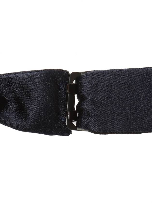 Lanvin Silk Bow Tie, Men's, Navy Blue - LANVIN - BALAAN 4