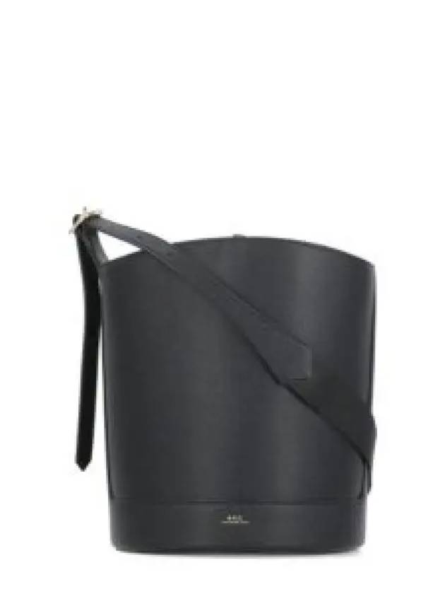 Ana Leather Shoulder Bag Black - A.P.C. - BALAAN 2